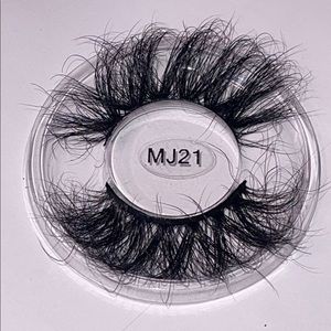 3D Real Mink Eyelashes 25-28mm - Crystal